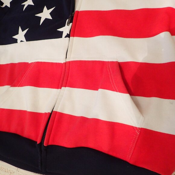 Patriotic Zip Hoodie RWB - Picture 5 of 8
